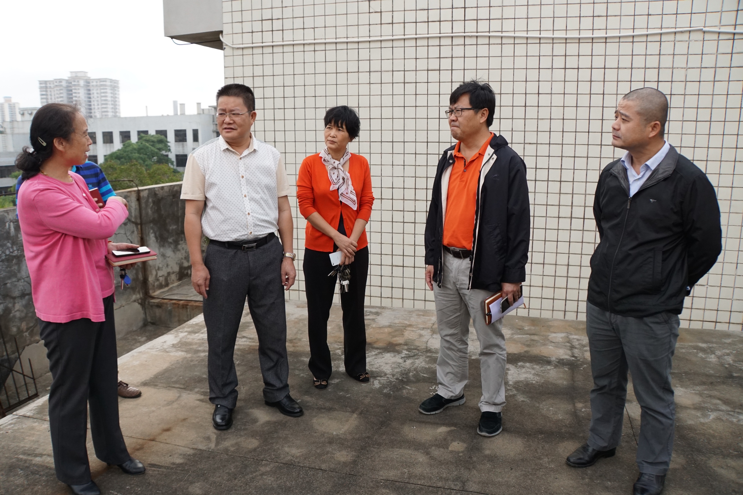 省教育厅安全工作组到我校检查