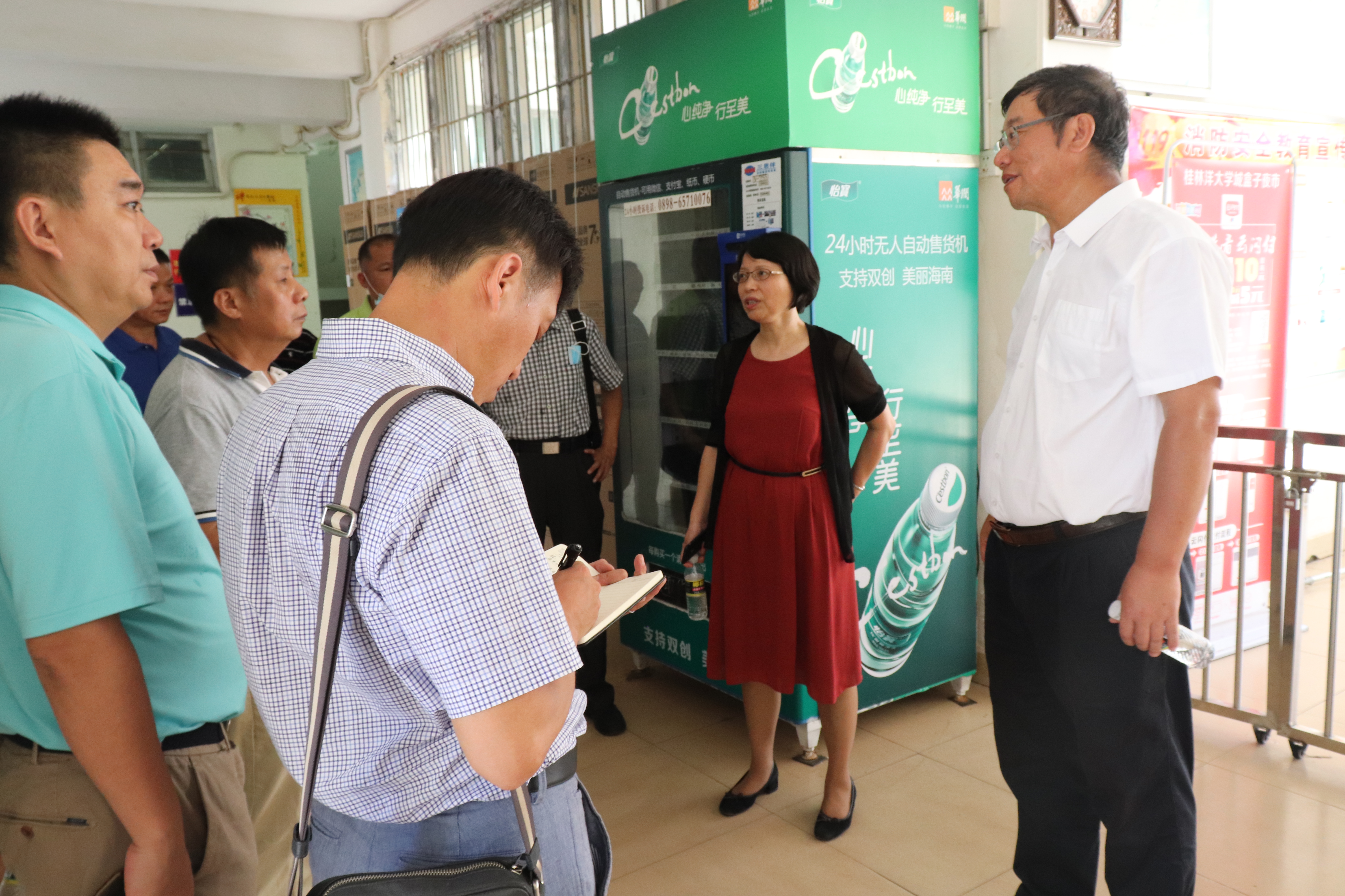 林强检查桂林洋校区疫情防控和开学准备工作