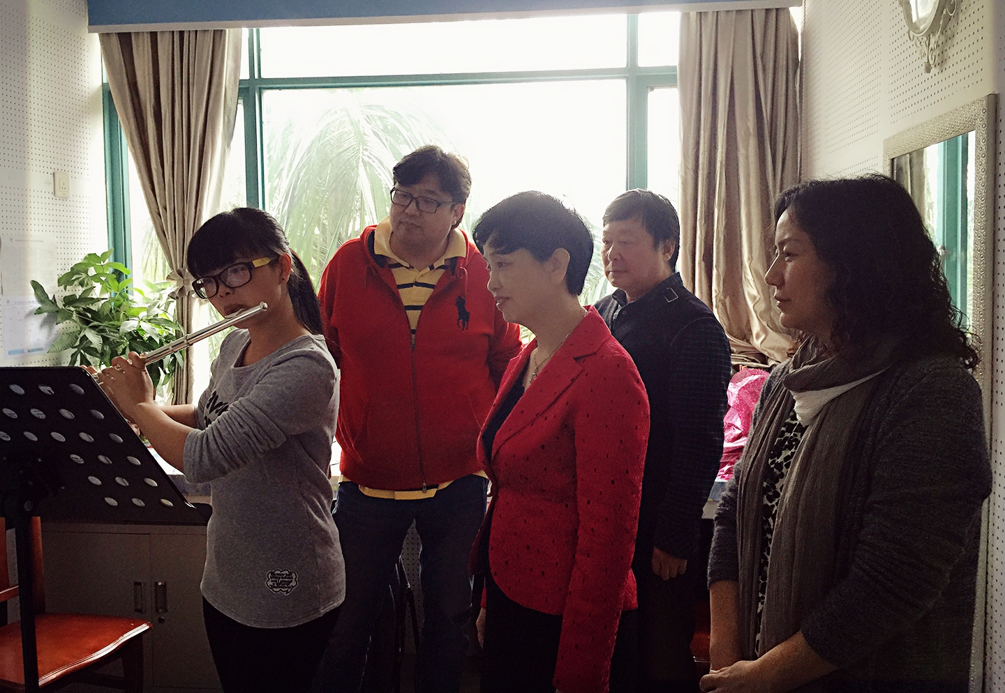 李红梅书记到音乐学院检查指导工作