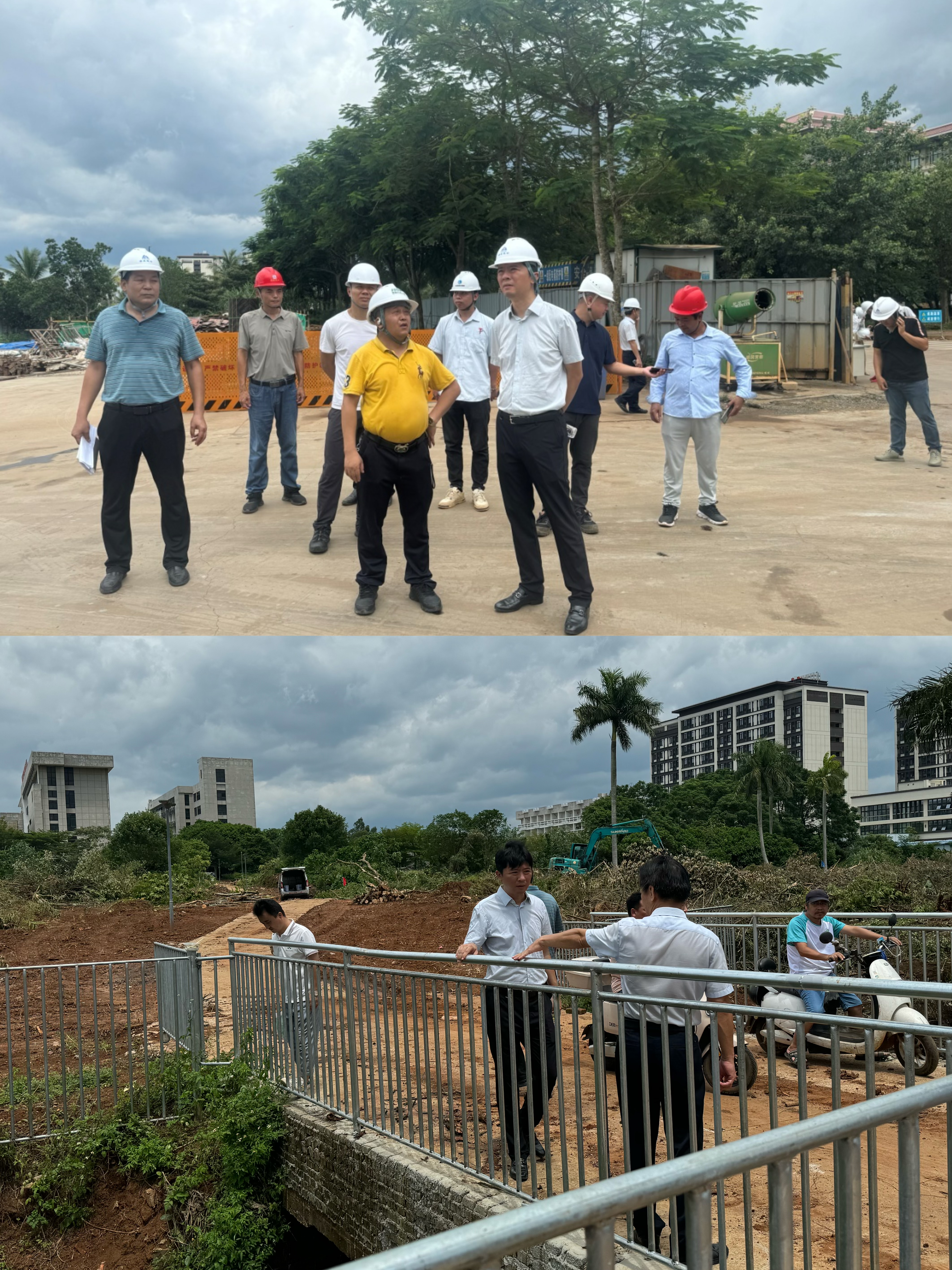 校领导检查桂林洋校区消防安全整改及开学准备工作