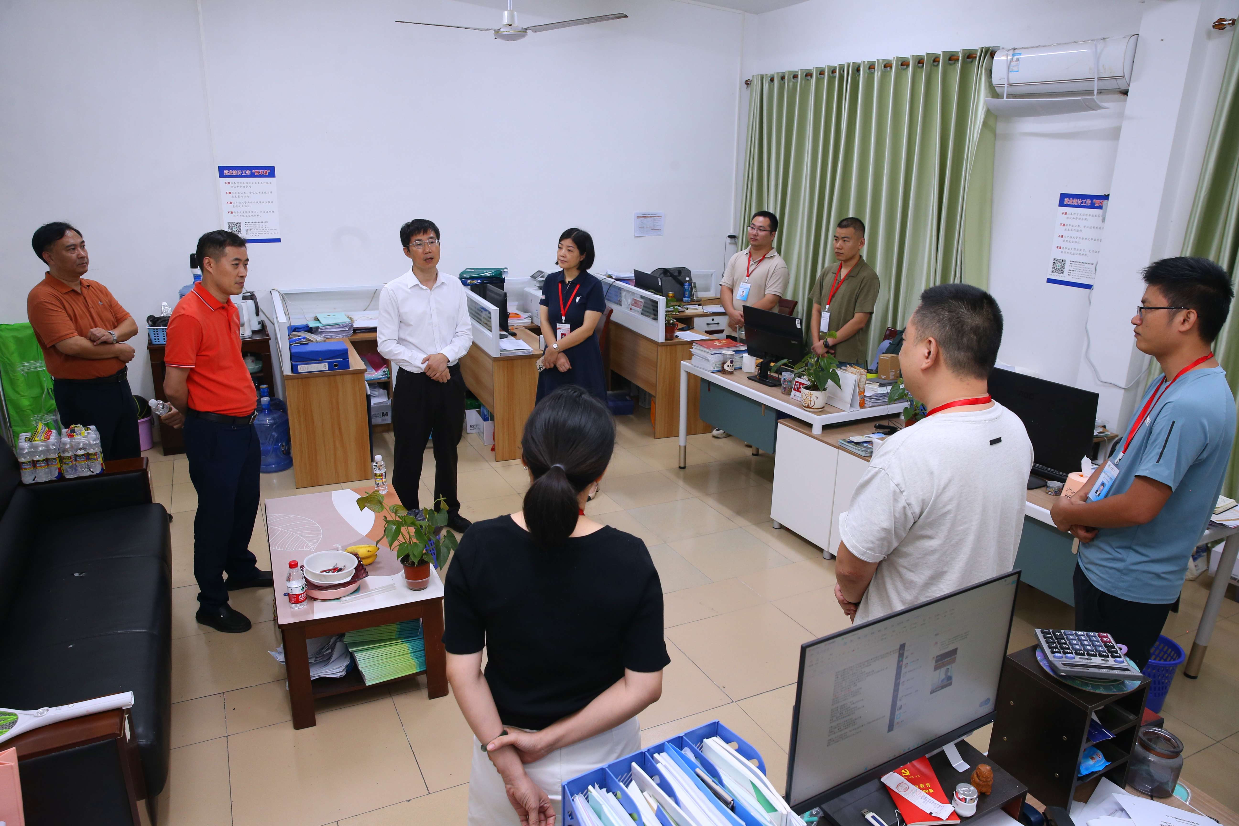 校领导检查2024年我校普通本科招生录取及就业工作情况