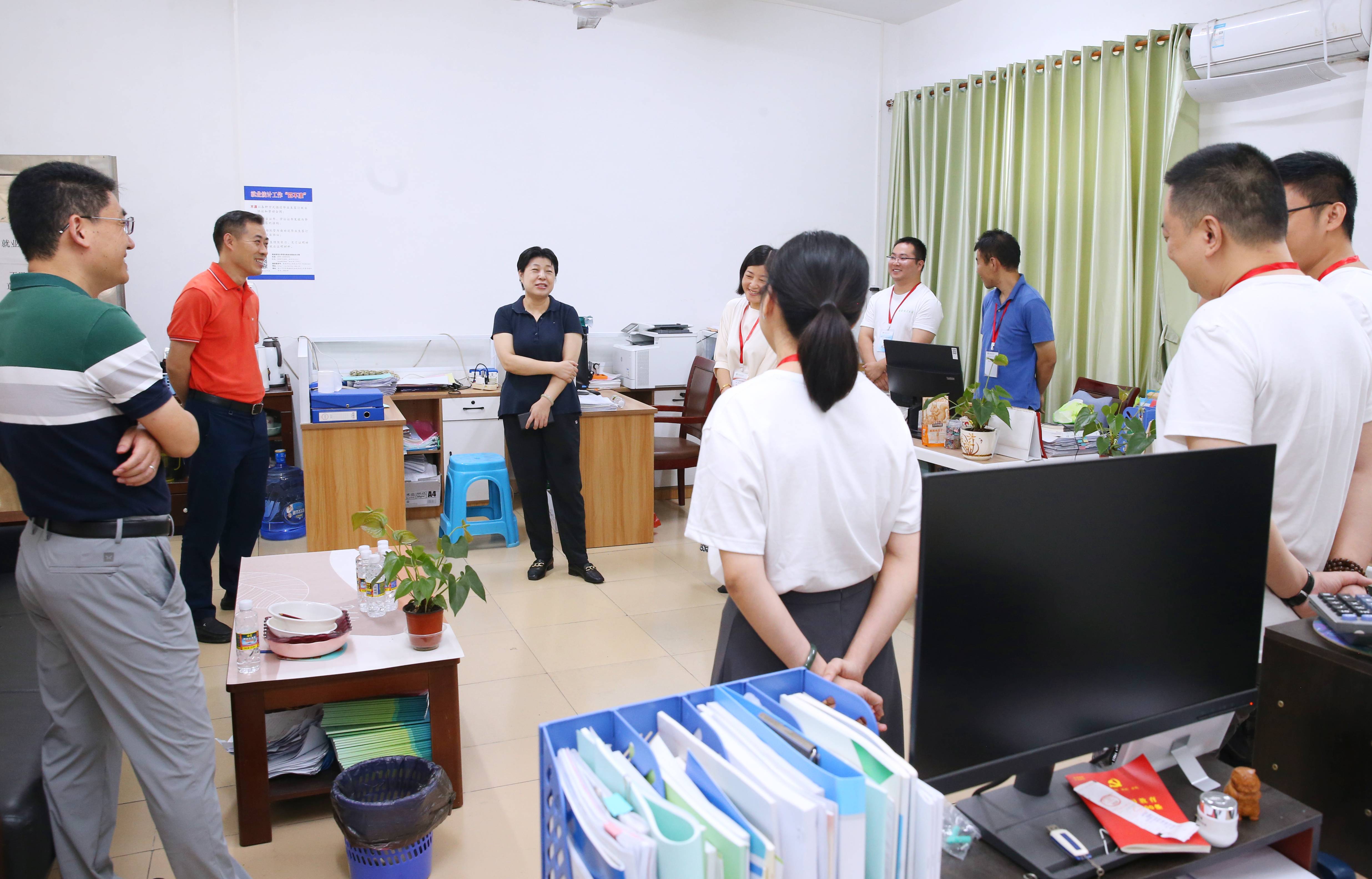 校领导检查2024年我校普通本科招生录取及就业工作情况