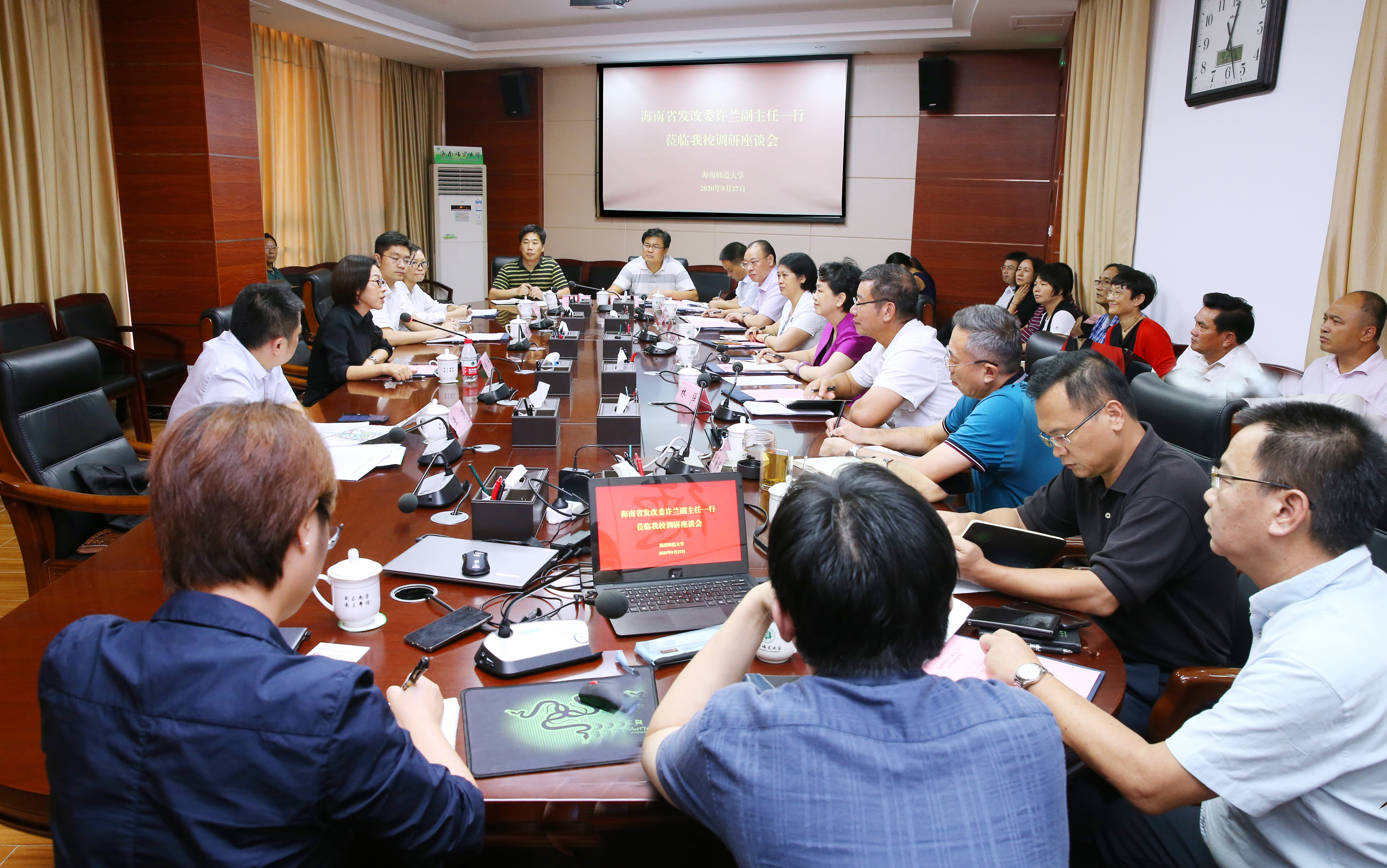 省发改委副主任许兰来校调研校园规划工作