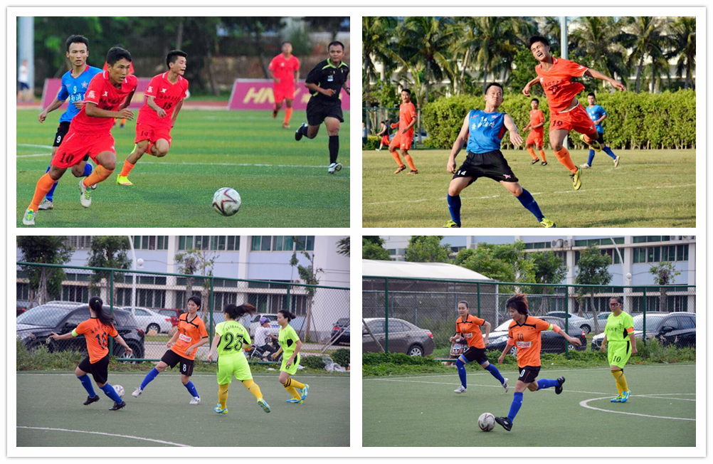 我校男足女足在2015海南省青少年足球比赛中双双夺冠
