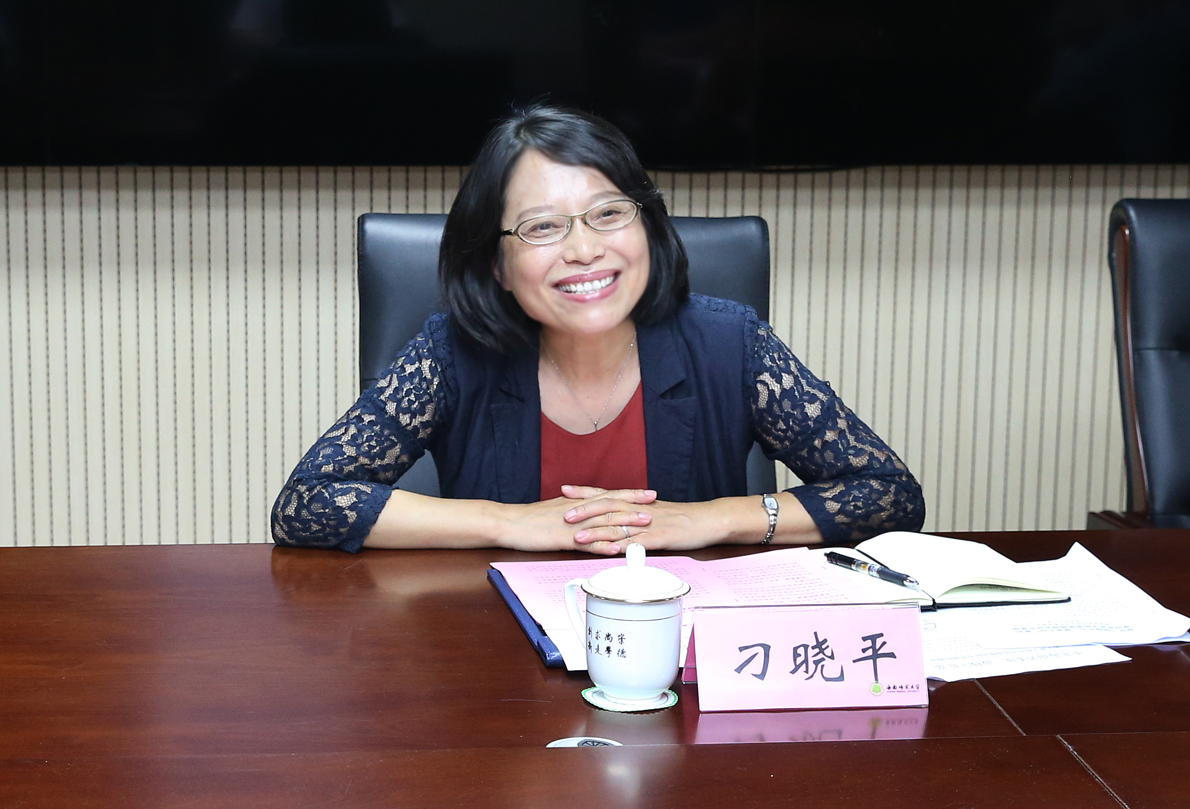 省委统战部副部长王海波来我校调研省统战理论研究基地建设