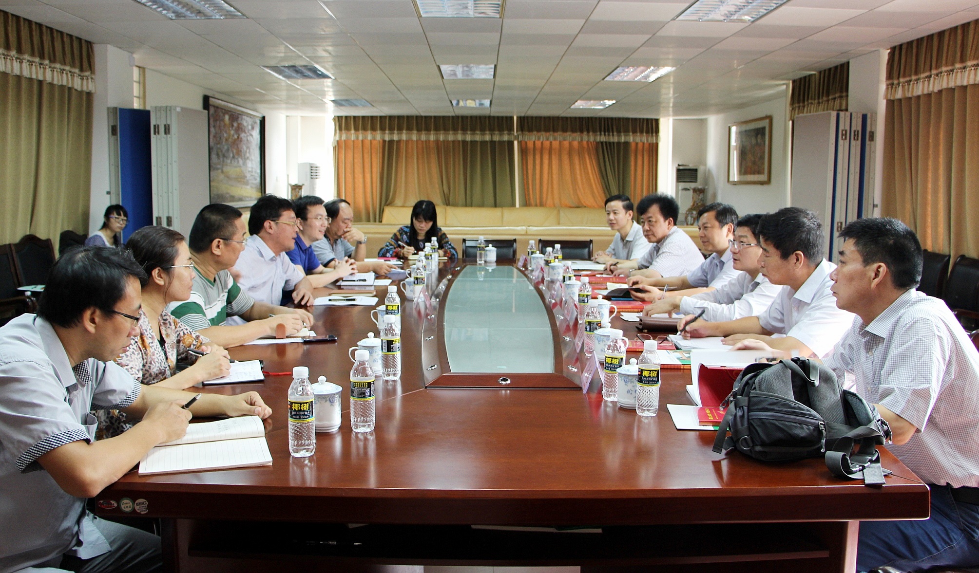 南阳师范学院代表团访问我校