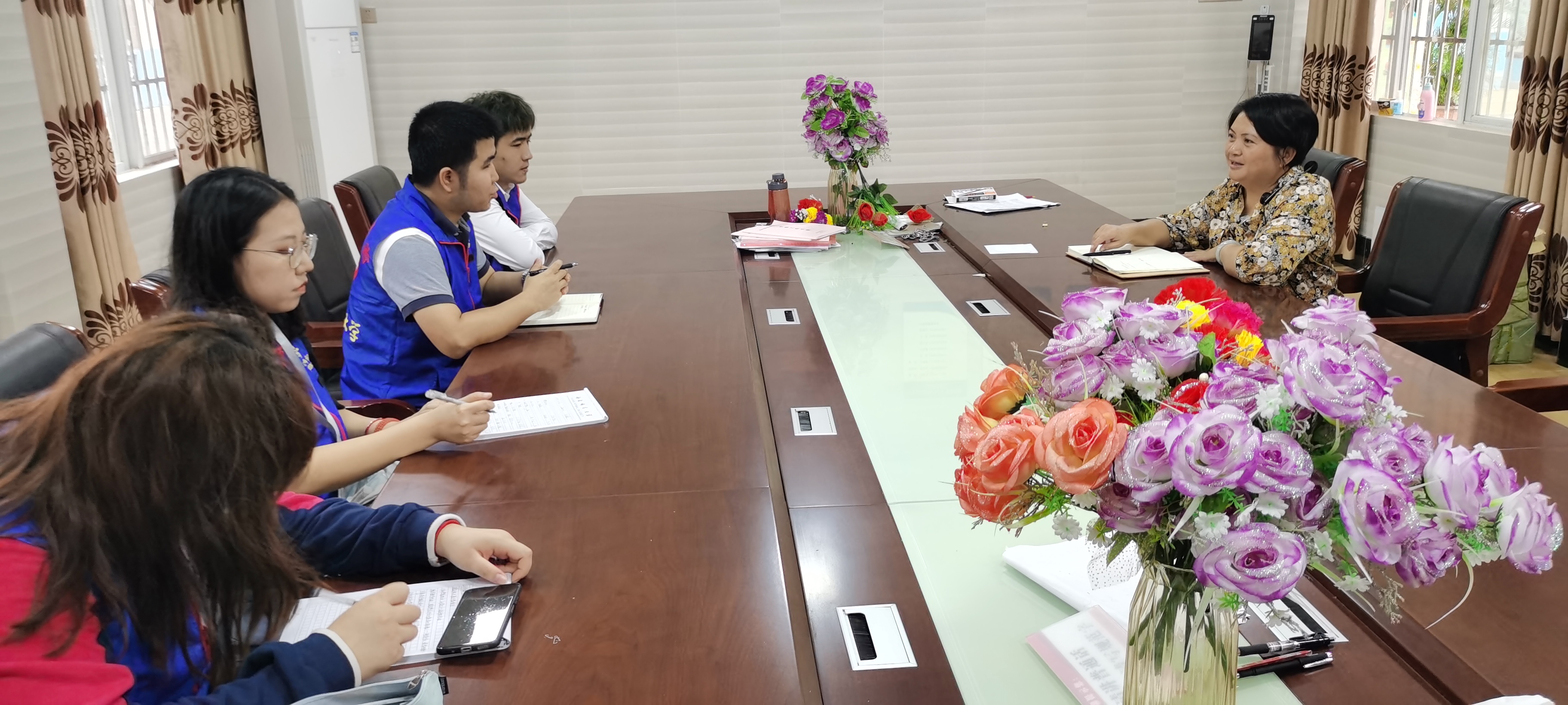 校团委开展志愿服务工作专项督查工作