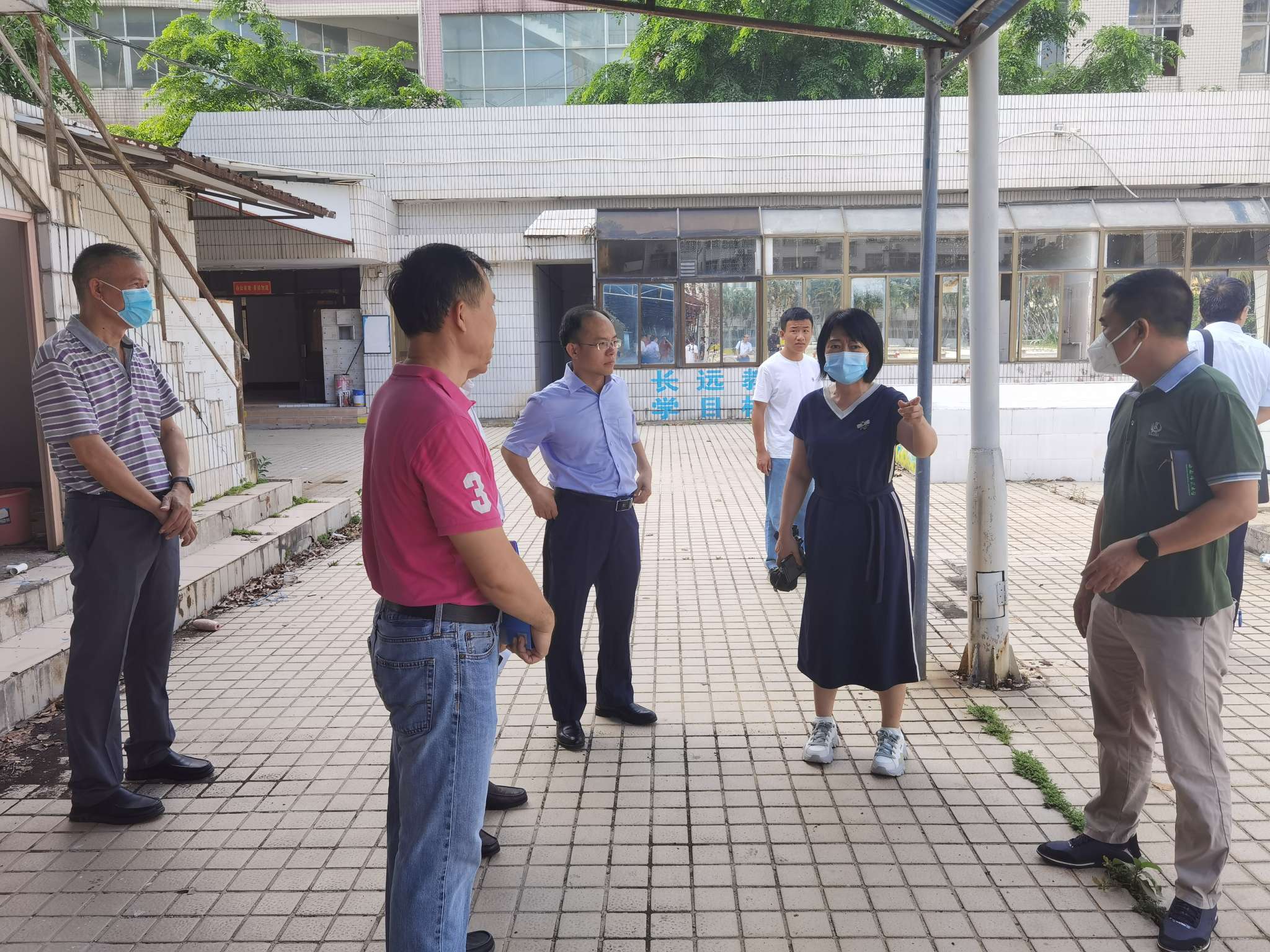 校领导深入走访调研  促进学校各类场馆场所合理高效利用