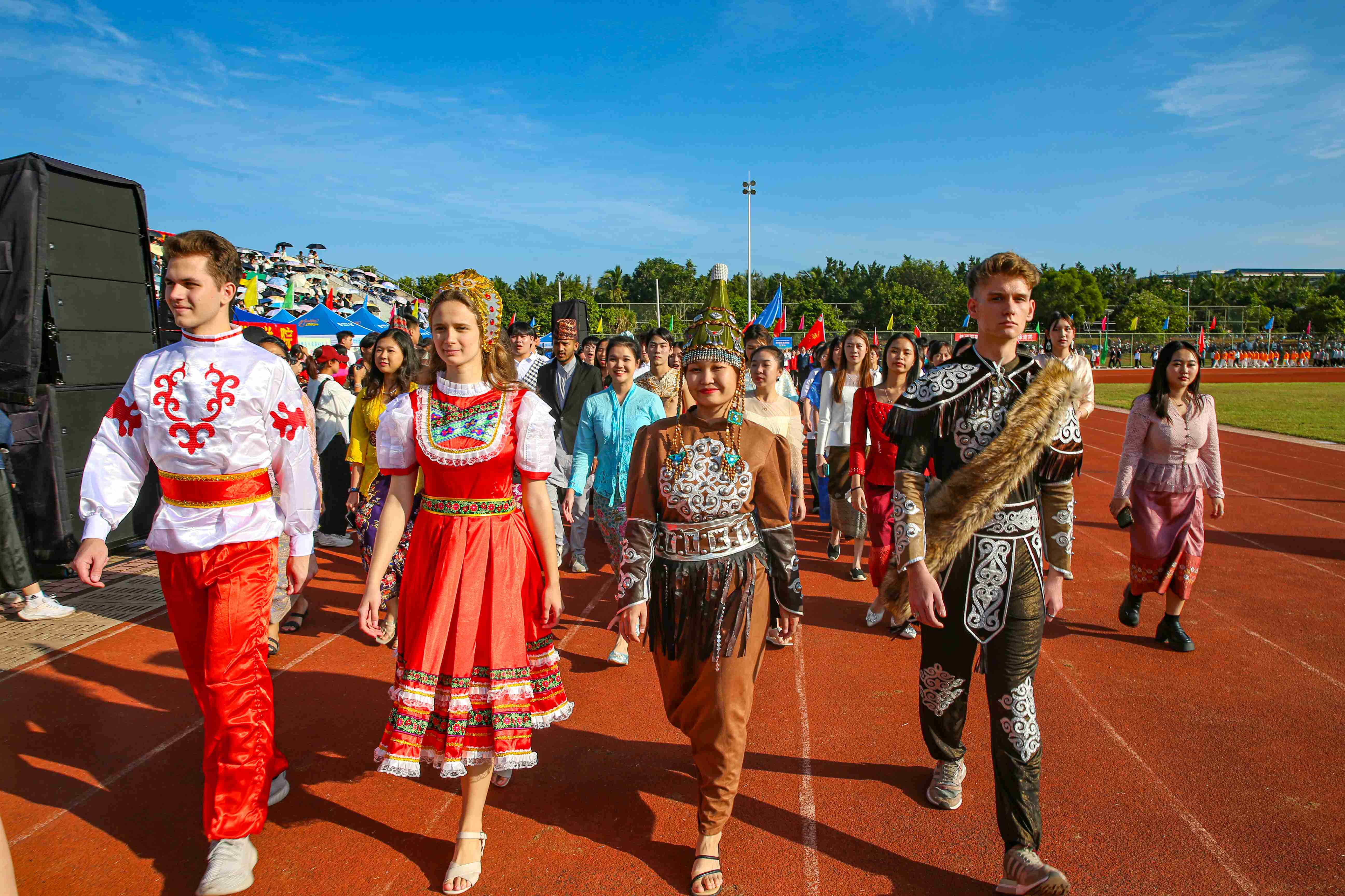 海南师范大学第40届运动会开幕