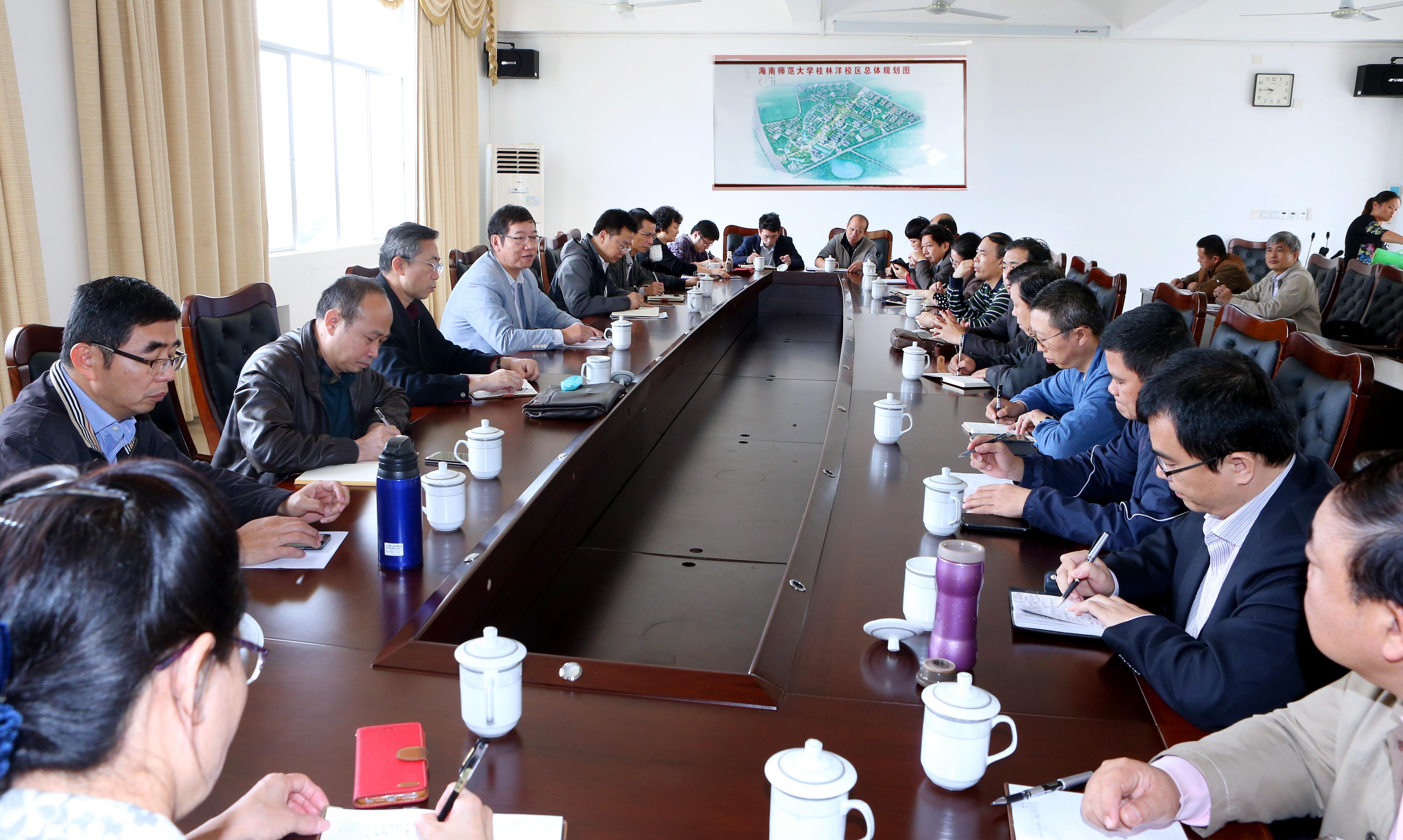 林强校长一行巡查桂林洋校区