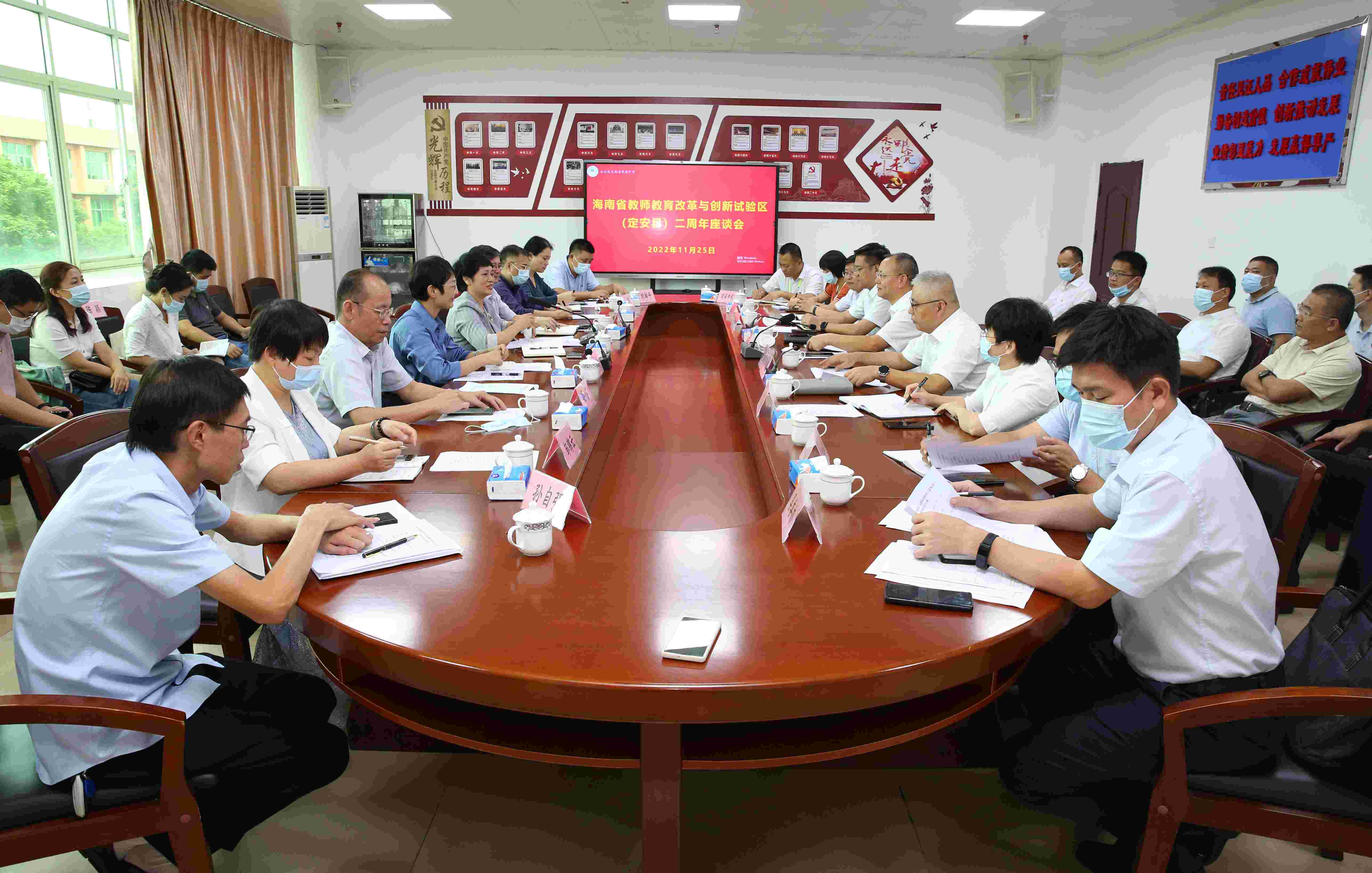 过建春带队赴定安参加研究生联合培养基地揭牌仪式