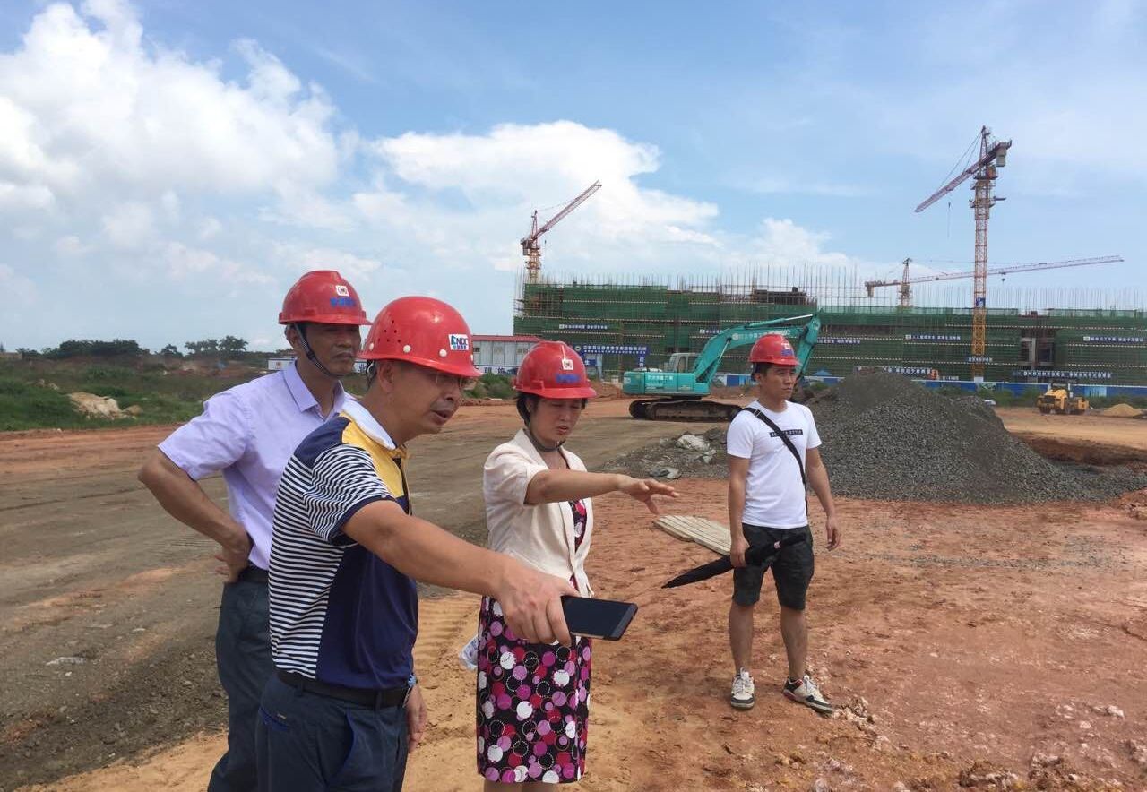 校领导检查桂林洋校区项目建设情况