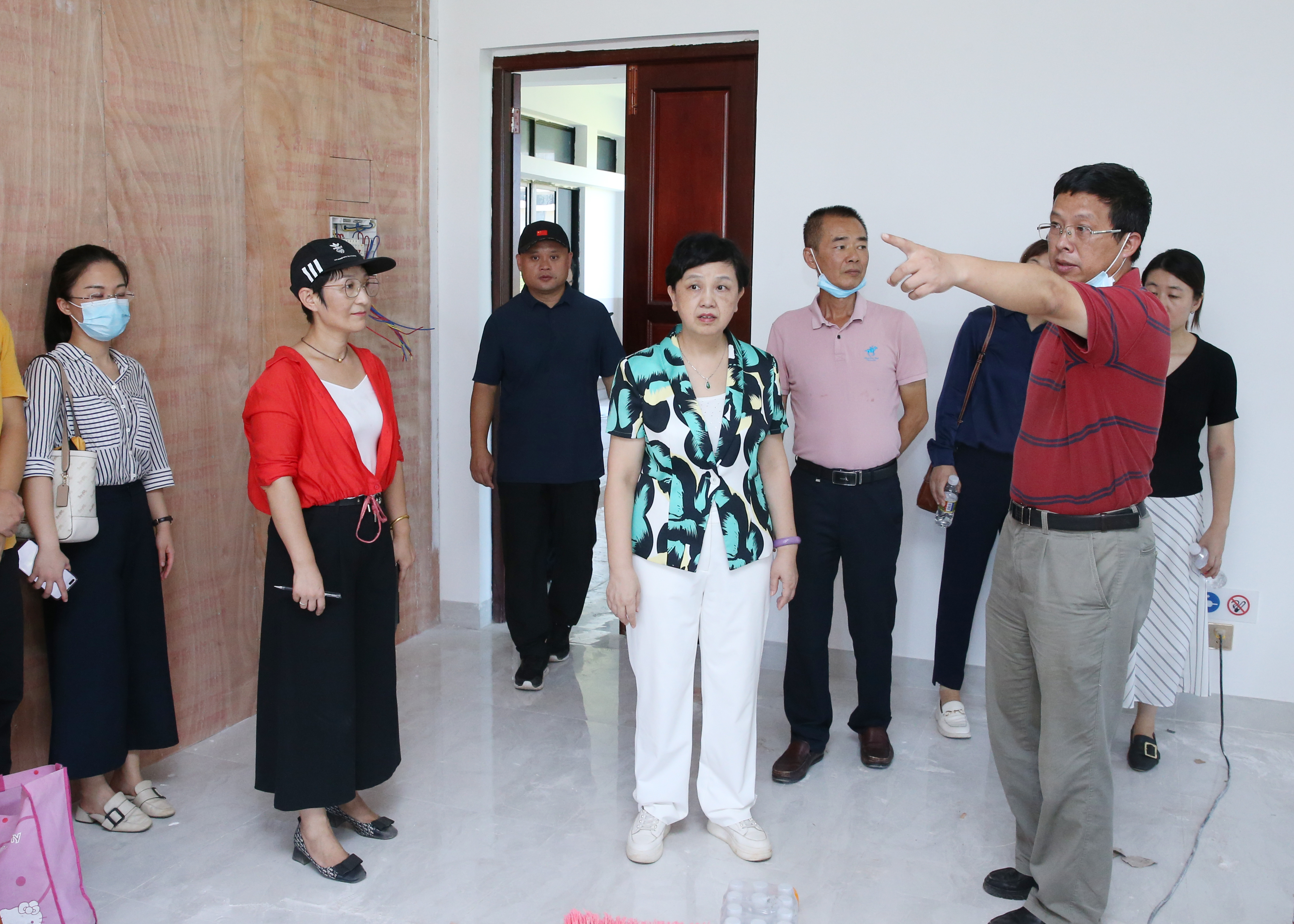 李红梅在调研桂林洋校区工程建设时强调:加快建设进度 高质量完成建设任务