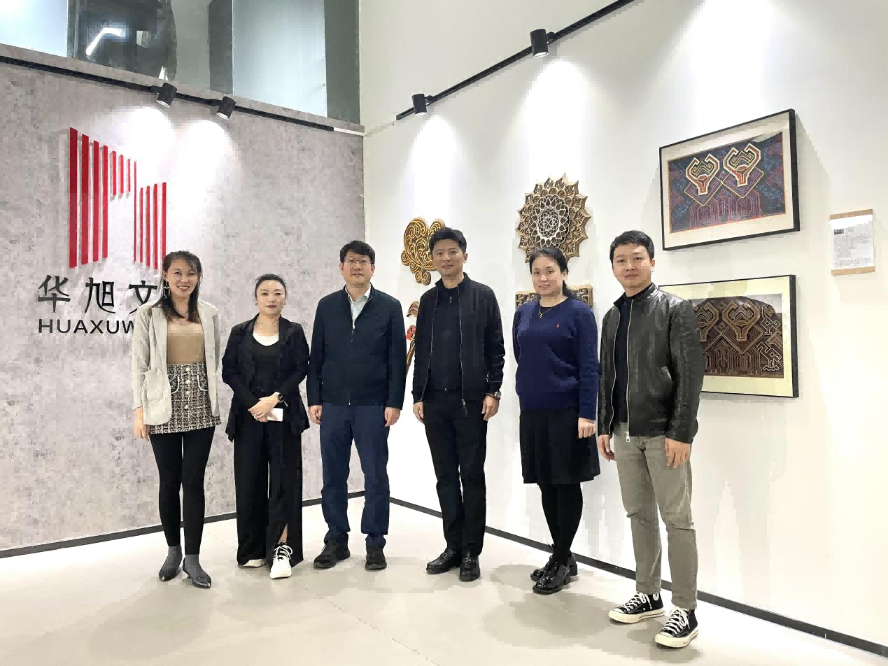 校领导到海南华旭文业文化创意有限公司开展访企拓岗促就业专项行动