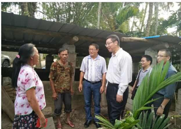 林强校长调研指导亚欠村精准扶贫工作