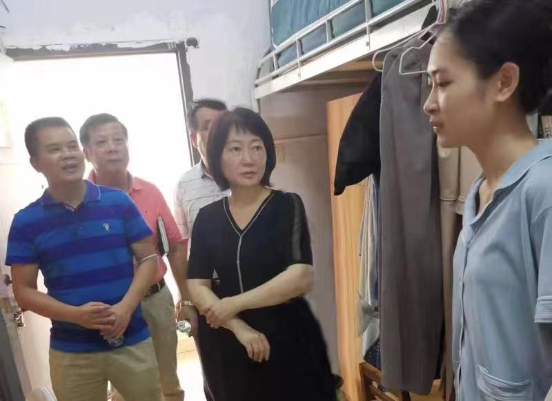 校领导调研桂林洋校区后勤保障工作