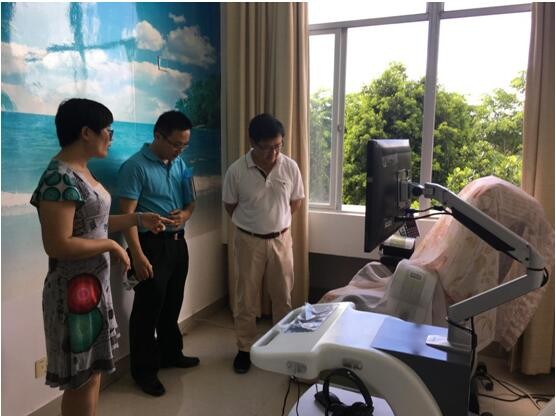 校领导调研我校心理健康教育状况