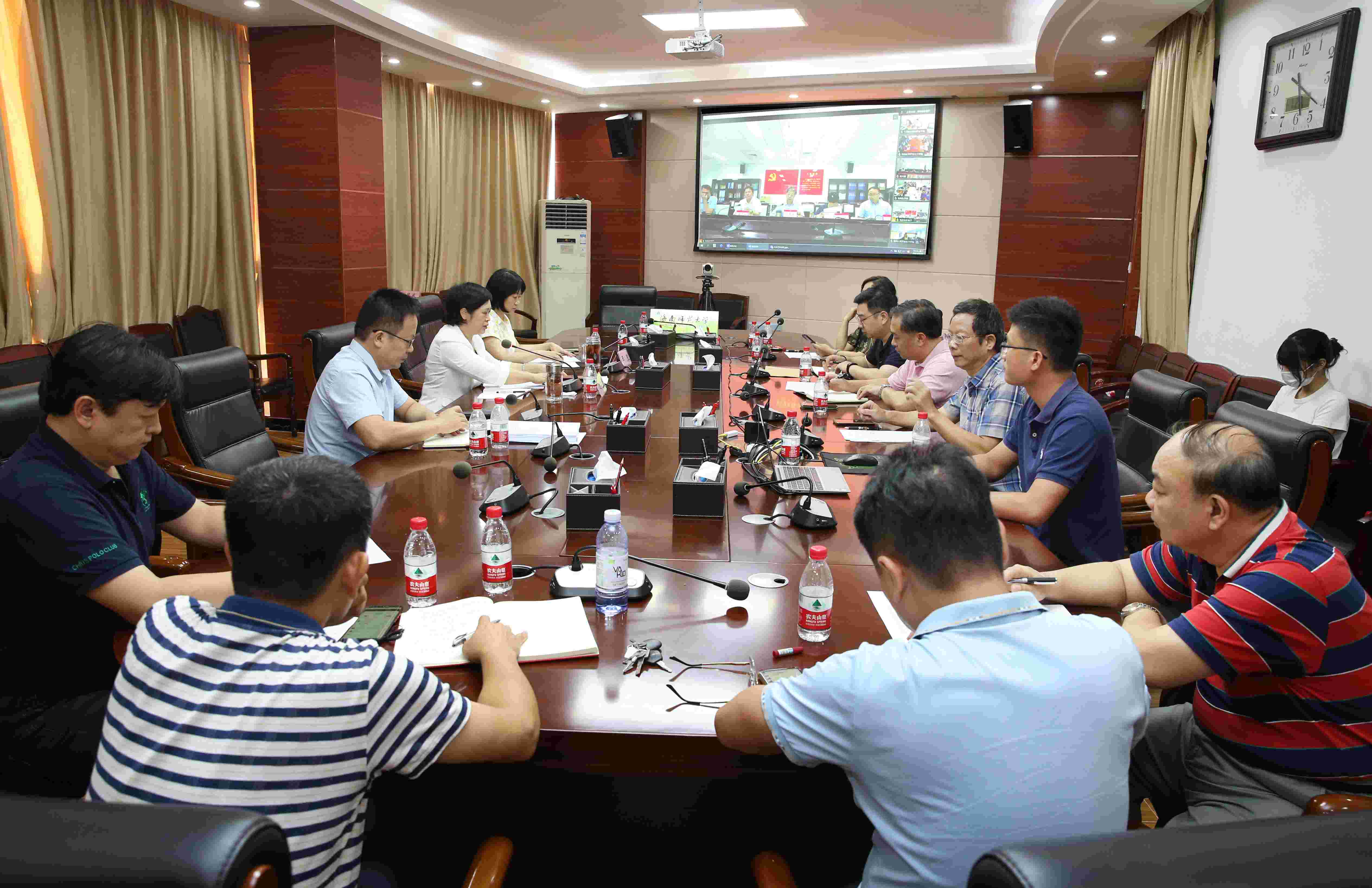 我校参加教育厅2023届高校毕业生就业创业工作第十二次调度视频会