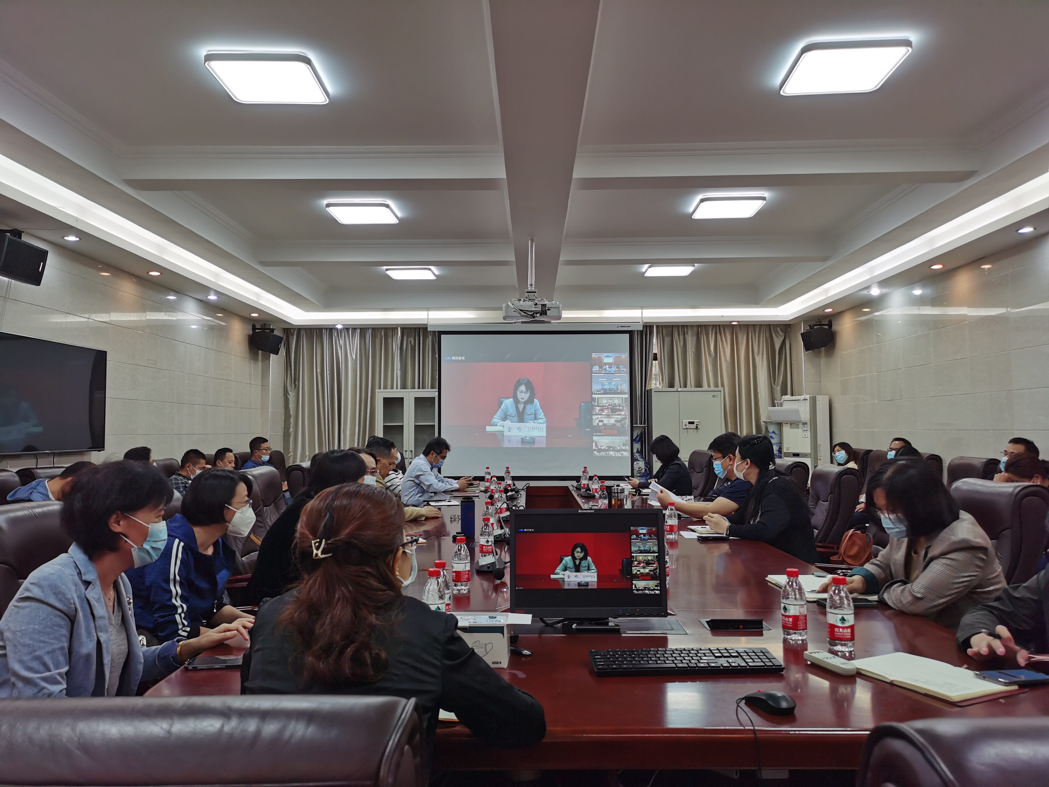 我校组织参加教育部2022届普通高校毕业生就业工作第三次调度视频会议