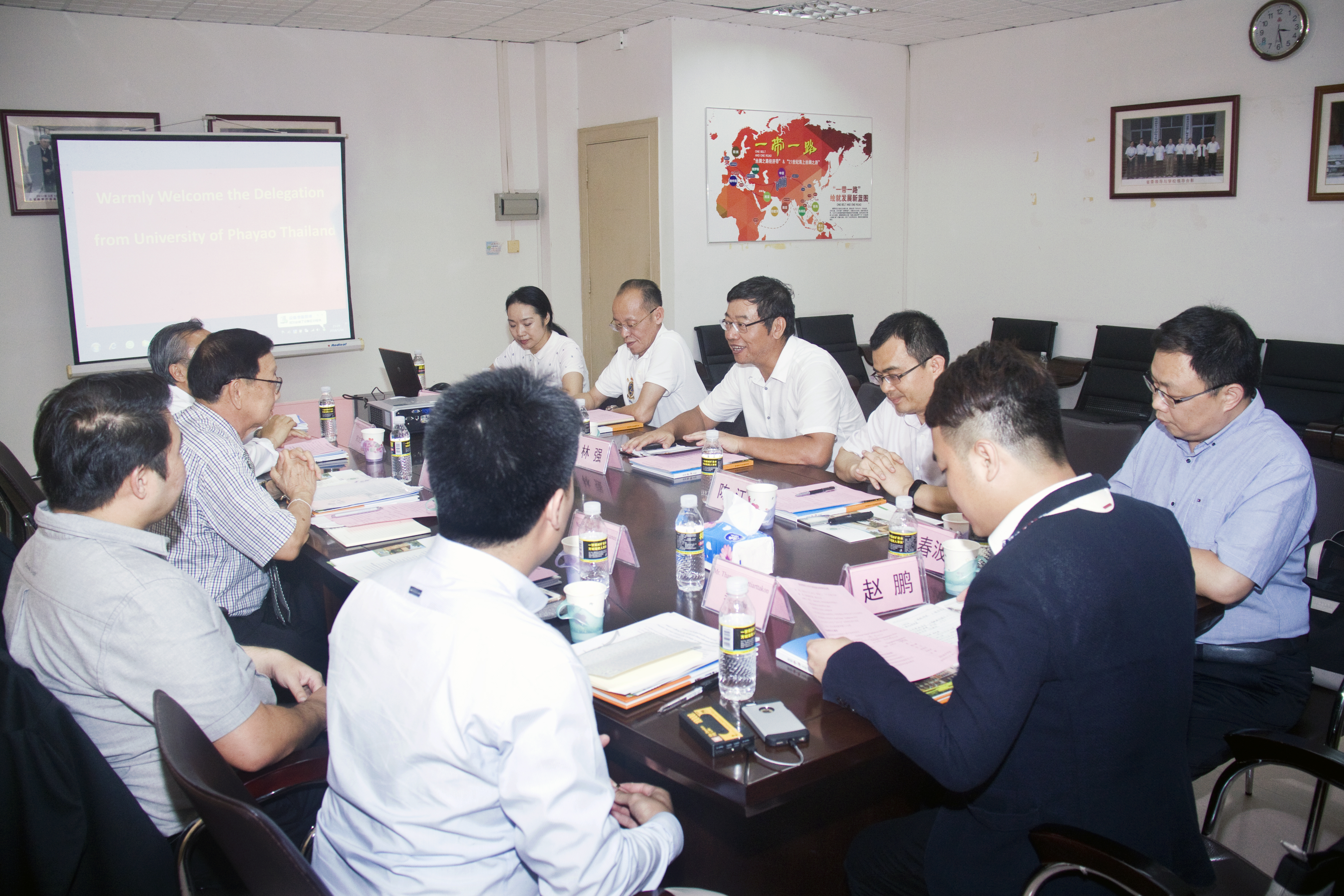 林强校长会见泰国碧瑶大学代表团