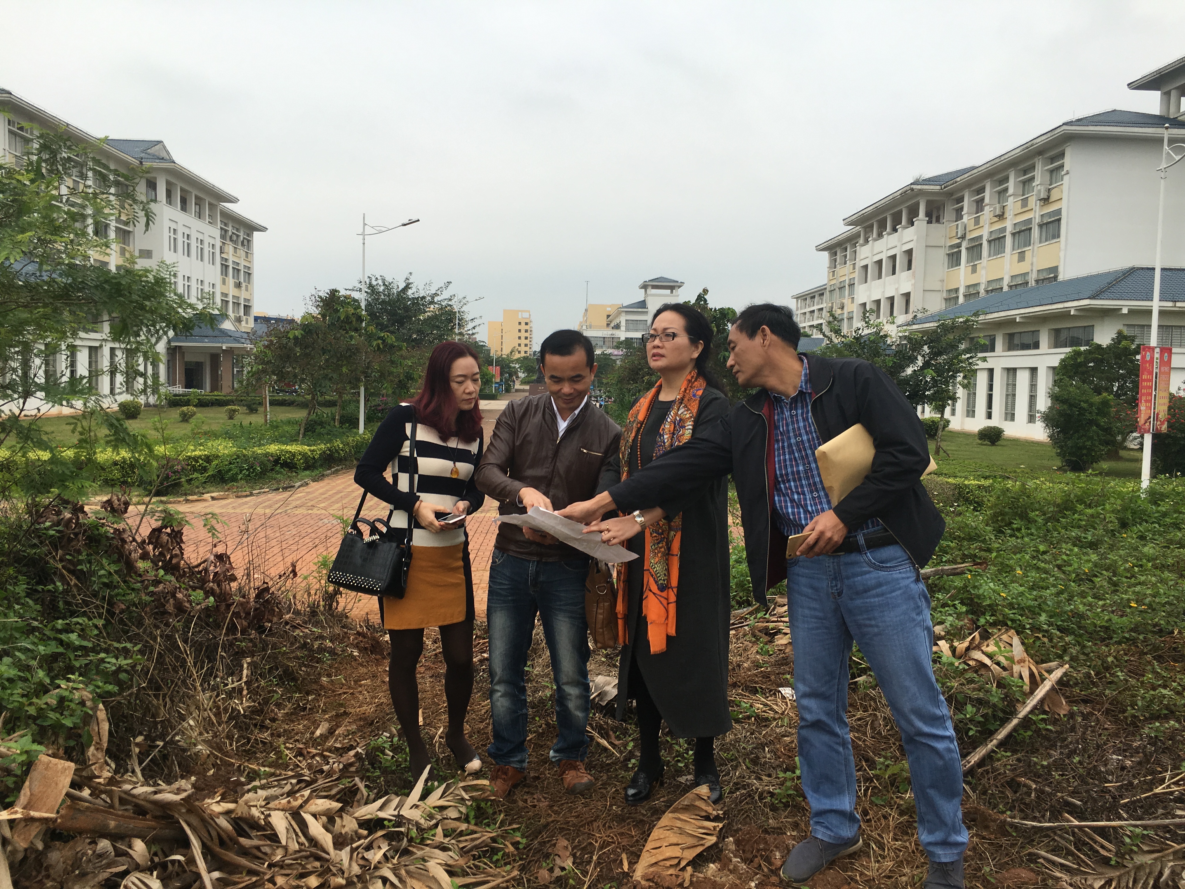 学校召开桂林洋校区在建工程项目安全生产现场专题会议