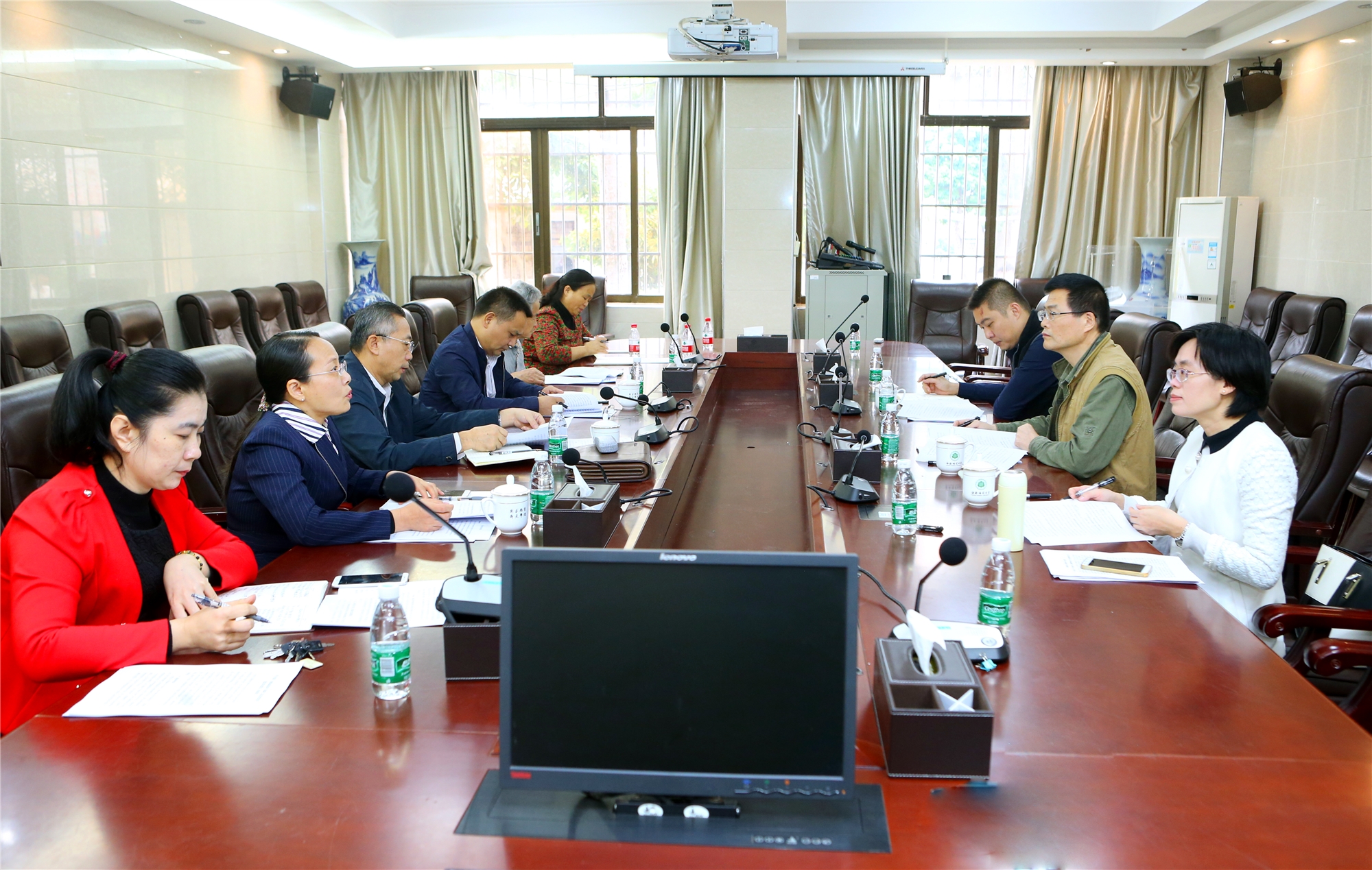 省委组织部老干部党建调研组到我校调研